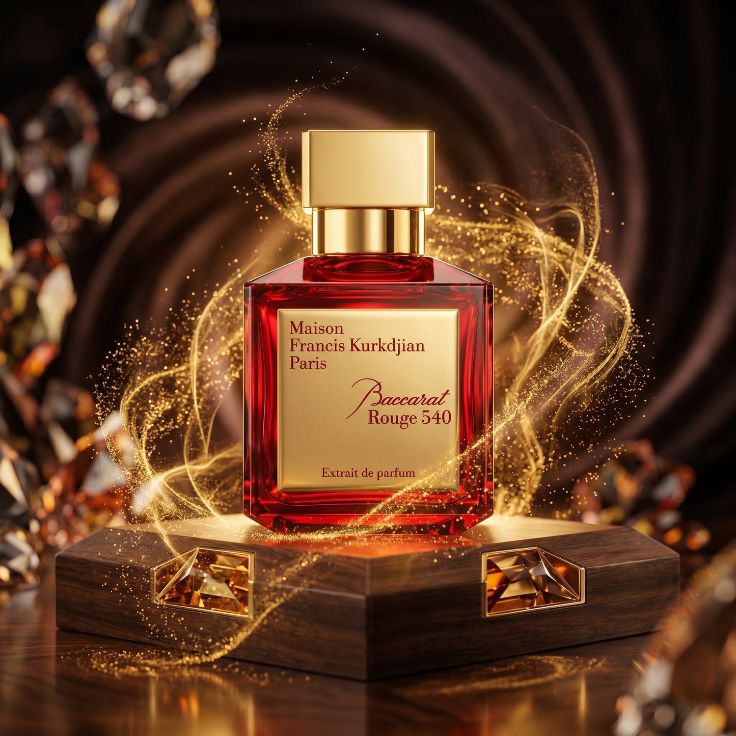 L'iconique Baccarat Rouge 540 en échantillon.