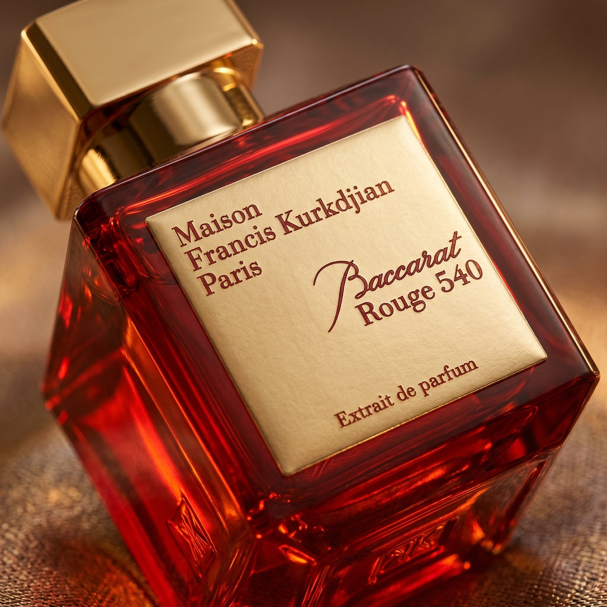 Tester le sillage cristal rouge MFK.