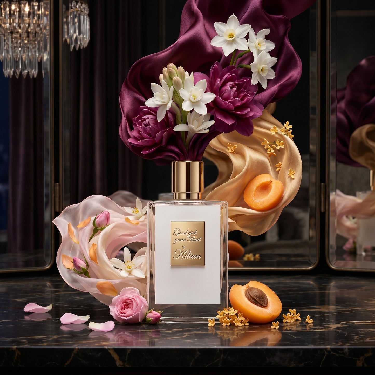 Échantillon de parfum de niche sensuel.