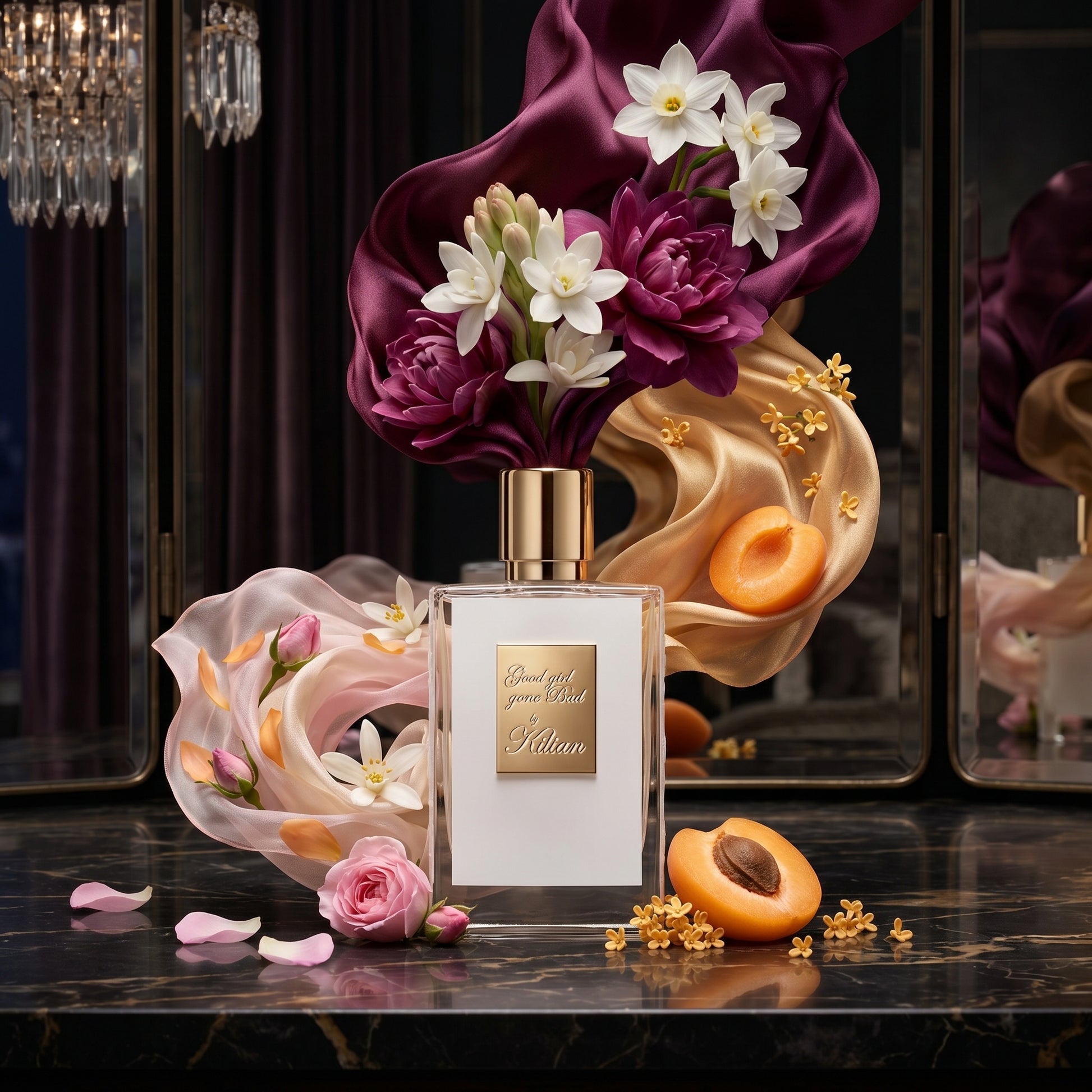 Échantillon de parfum de niche sensuel.