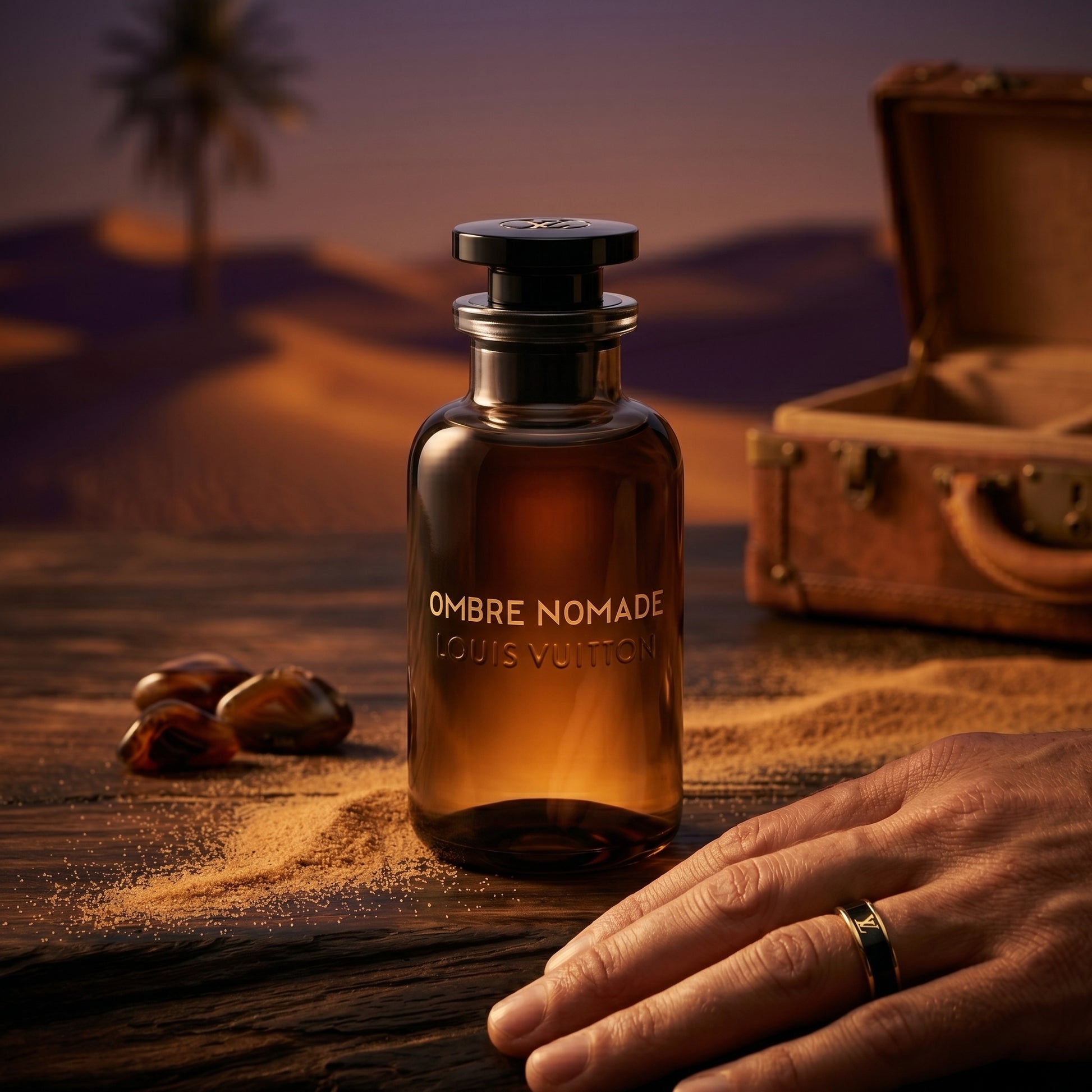 Échantillon de parfum Louis Vuitton Ombre Nomade, disponible sur Orizon7.com.