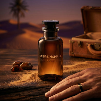 Échantillon de parfum Louis Vuitton Ombre Nomade, disponible sur Orizon7.com.