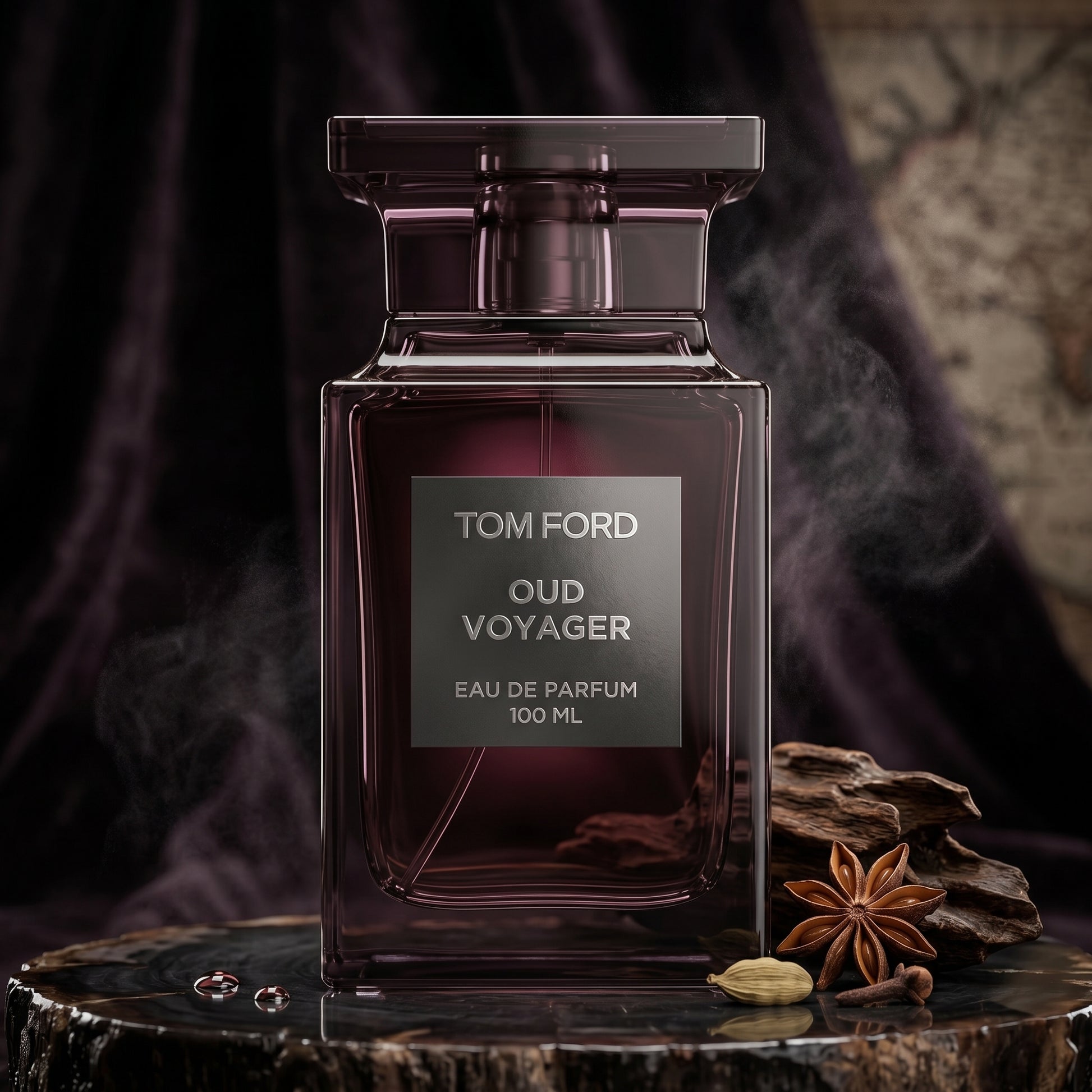 Decant de parfum Tom Ford Oud Voyager, extrait pur pour découvrir le bois d'oud.