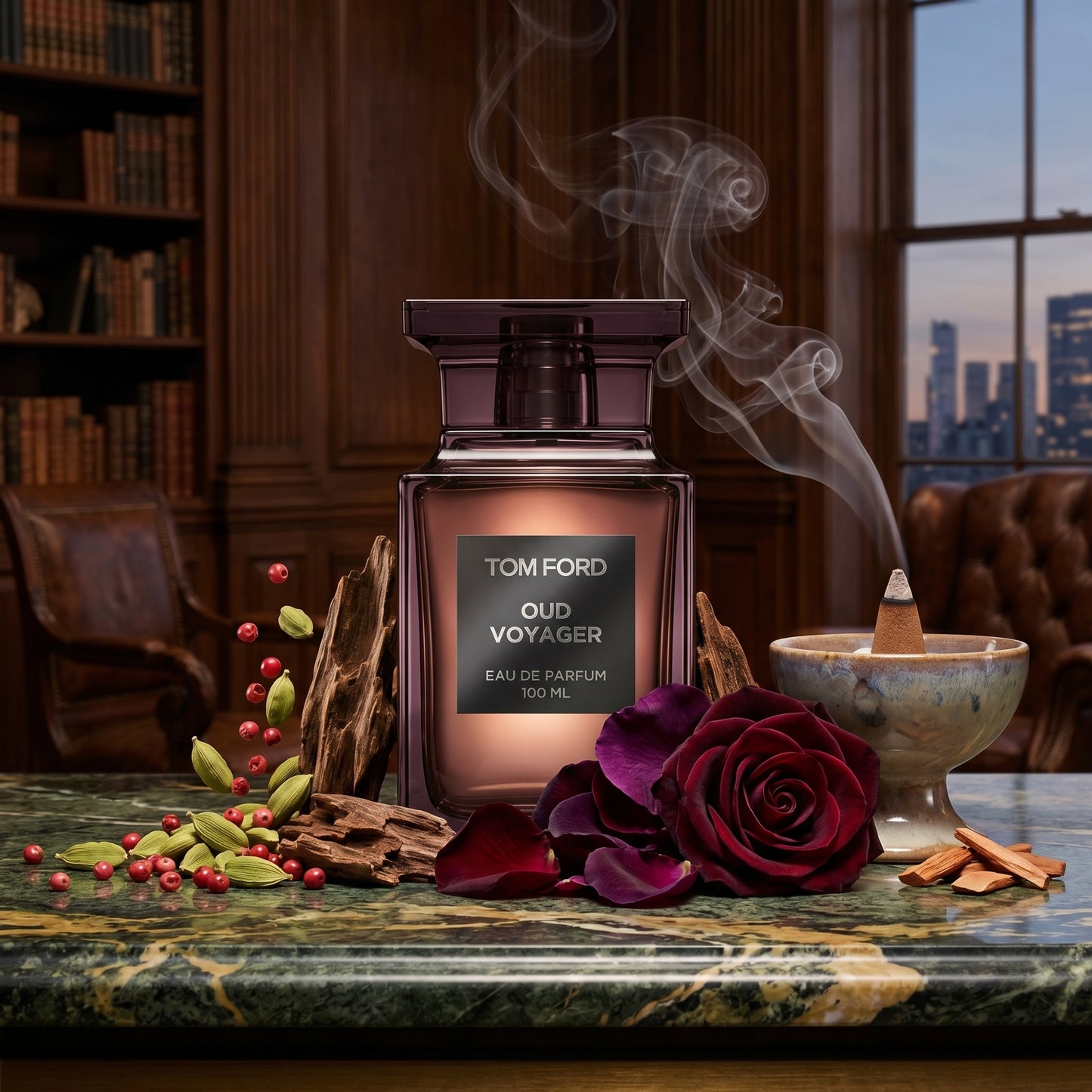 Testeur de voyage Tom Ford Oud Voyager, disponible en exclusivité sur Orizon7.
