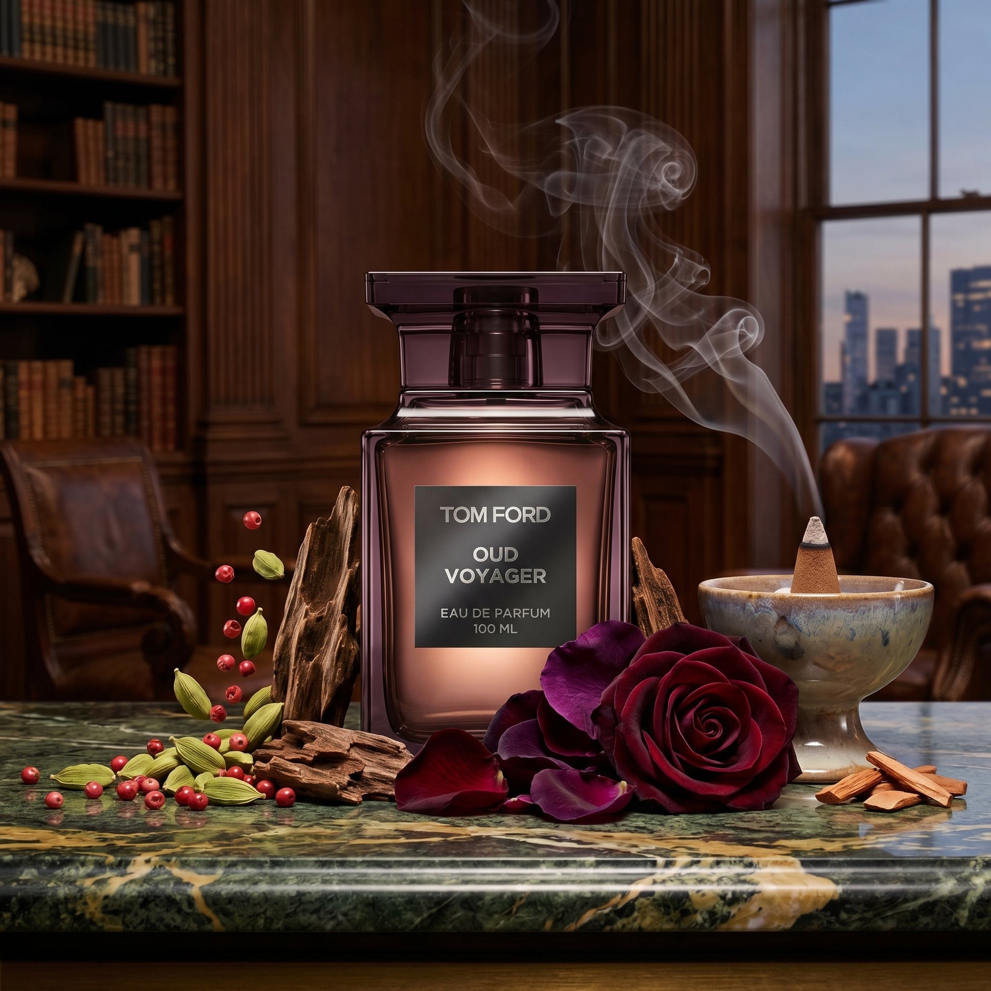 Testeur de voyage Tom Ford Oud Voyager, disponible en exclusivité sur Orizon7.