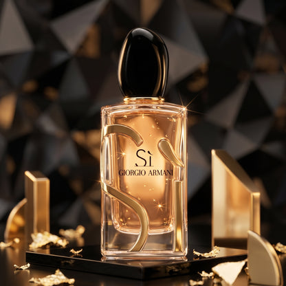 Petit flacon de test Armani Sì pour essayer le parfum avant l'achat du grand format.