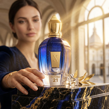 Échantillon de parfum de niche Xerjoff Torino21 sur Orizon7.com.