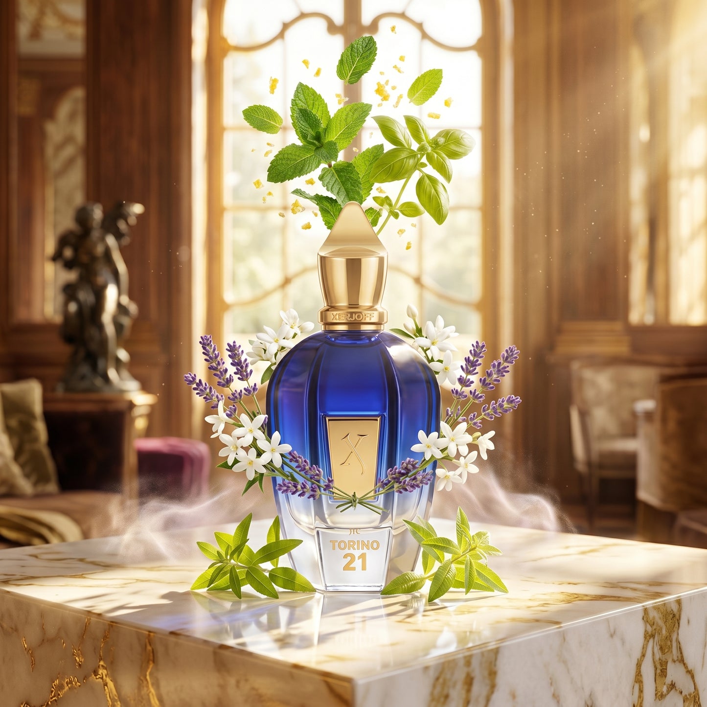 Miniature de parfum Xerjoff Torino21 extraite du flacon original par Orizon7.