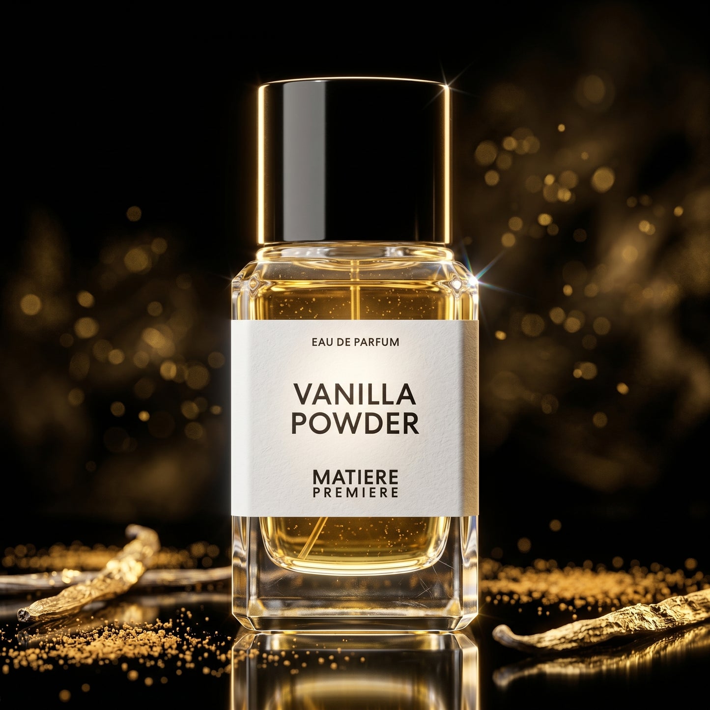 Parfum vanille poudrée format voyage.