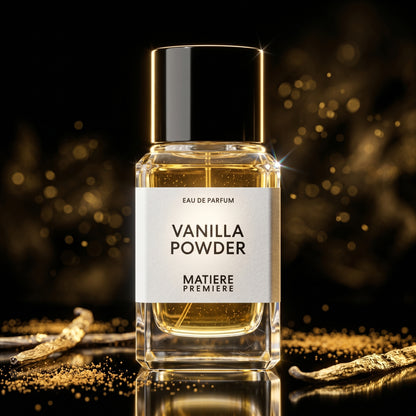 Parfum vanille poudrée format voyage.